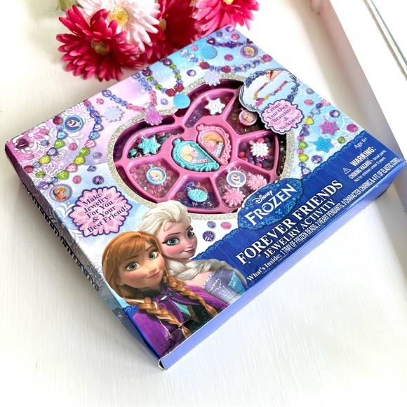 NEW Disney Frozen Forever Friends Jewelry Activity Kit Best Friend Kids Bead Set - Picture 13 of 13